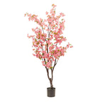 Kunstig plante - Prunus - Kirsebærblomst - Pink - 175cm