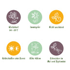 Buxus sempervirens – 8 stk. stedsegrønne hækplanter – Dækker 1 meter – Højde 20-25 cm – Pot Ø9 cm