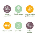 Hibiscus syriacus 'Tricolour' – 3 stk. løvfældende buske med blomster i pink, hvid og blå – Lav vedligeholdelse – Pot Ø17 cm – Højde 45 cm