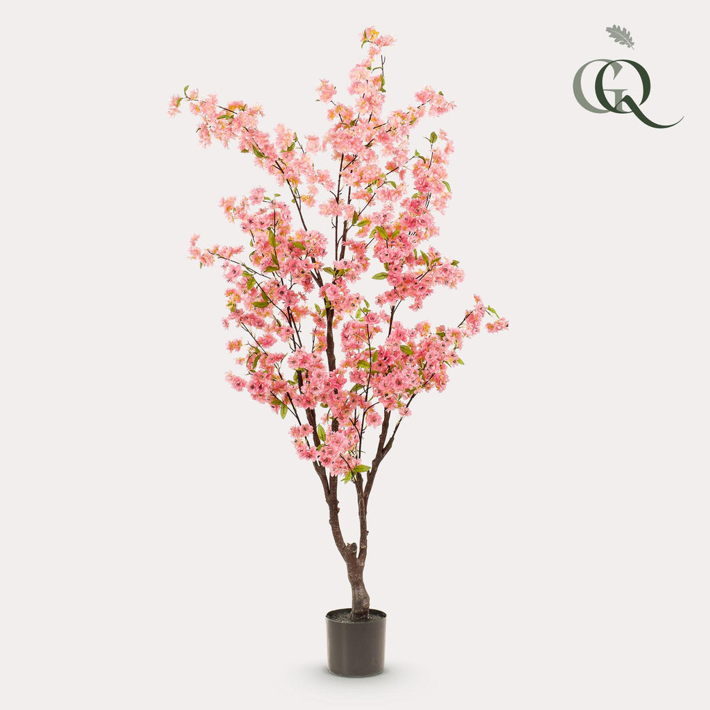 Kunstig plante - Prunus - Kirsebærblomst - Pink - 175cm